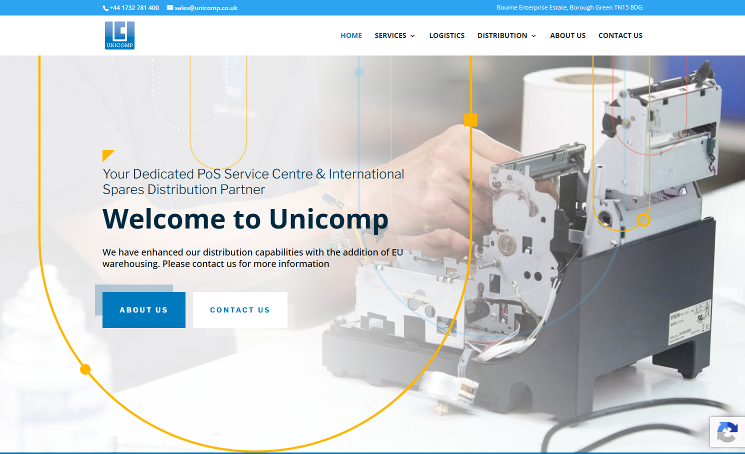 Unicomp website project